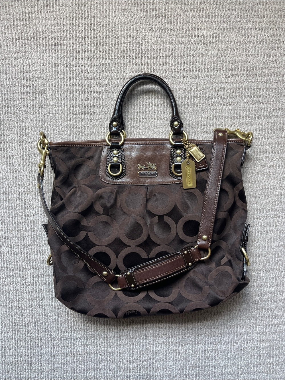 Coach Madison Op Art Julianne Bag 12963